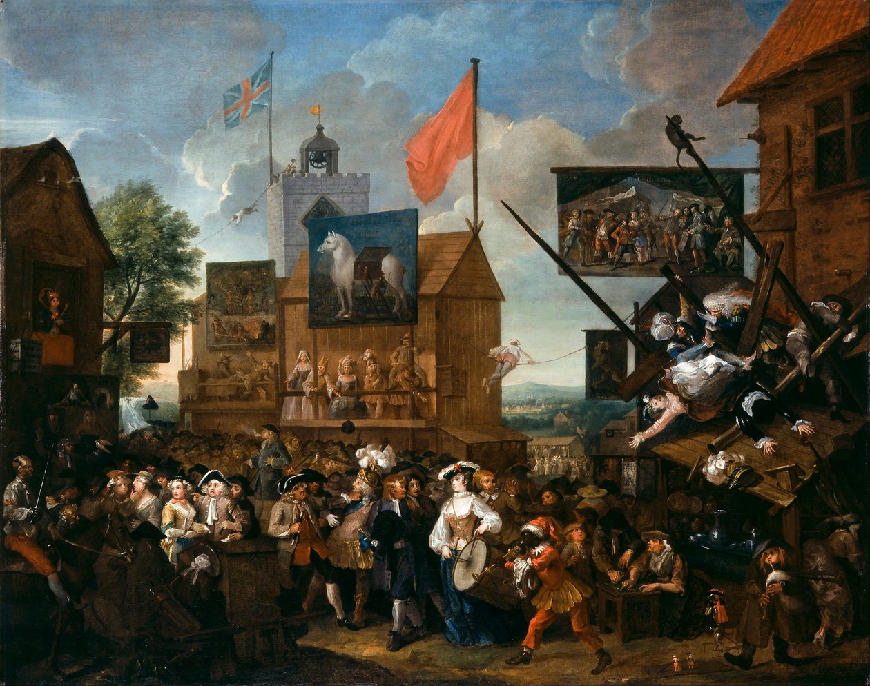 Southwark Fair av William Hogarth