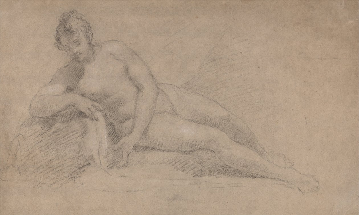Studie av en kvinnlig naken av William Hogarth