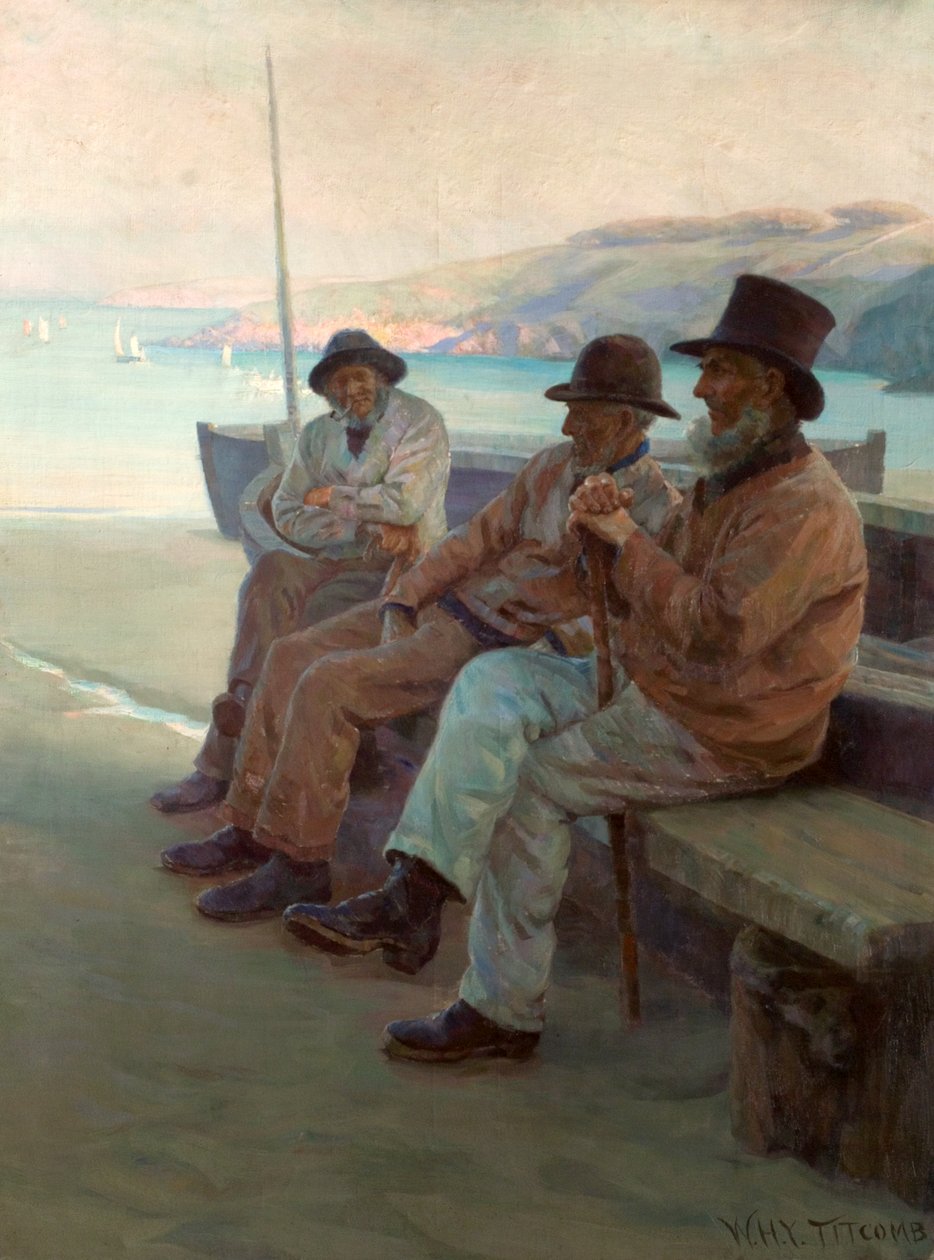 Gamla sjöhundar, 1891 av William Holt Yates Titcomb