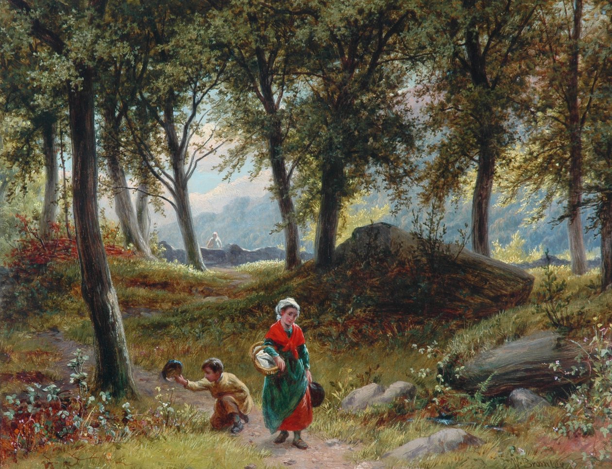 Vägen genom skogen, 1795 av William I Bromley