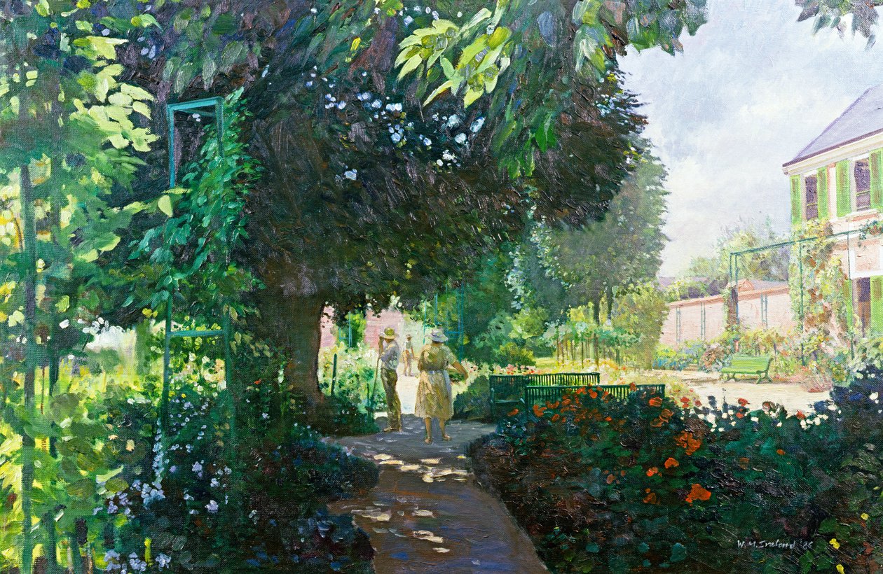 Monets trädgård av William Ireland