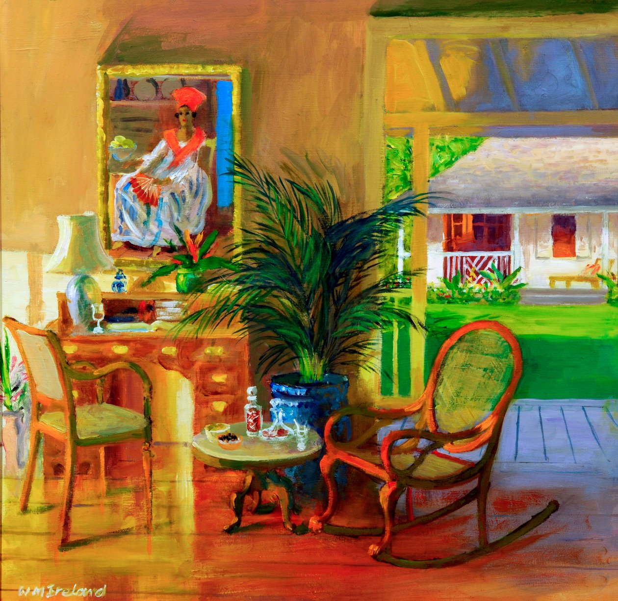 Röd fläkt, 20078 av William Ireland
