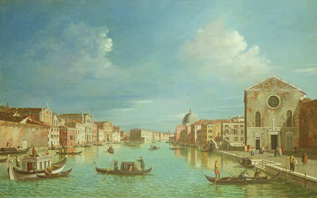Venetiansk utsikt, 1700-tal av William James