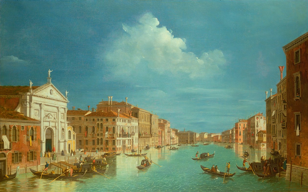 Venetiansk utsikt, 1700-tal av William James