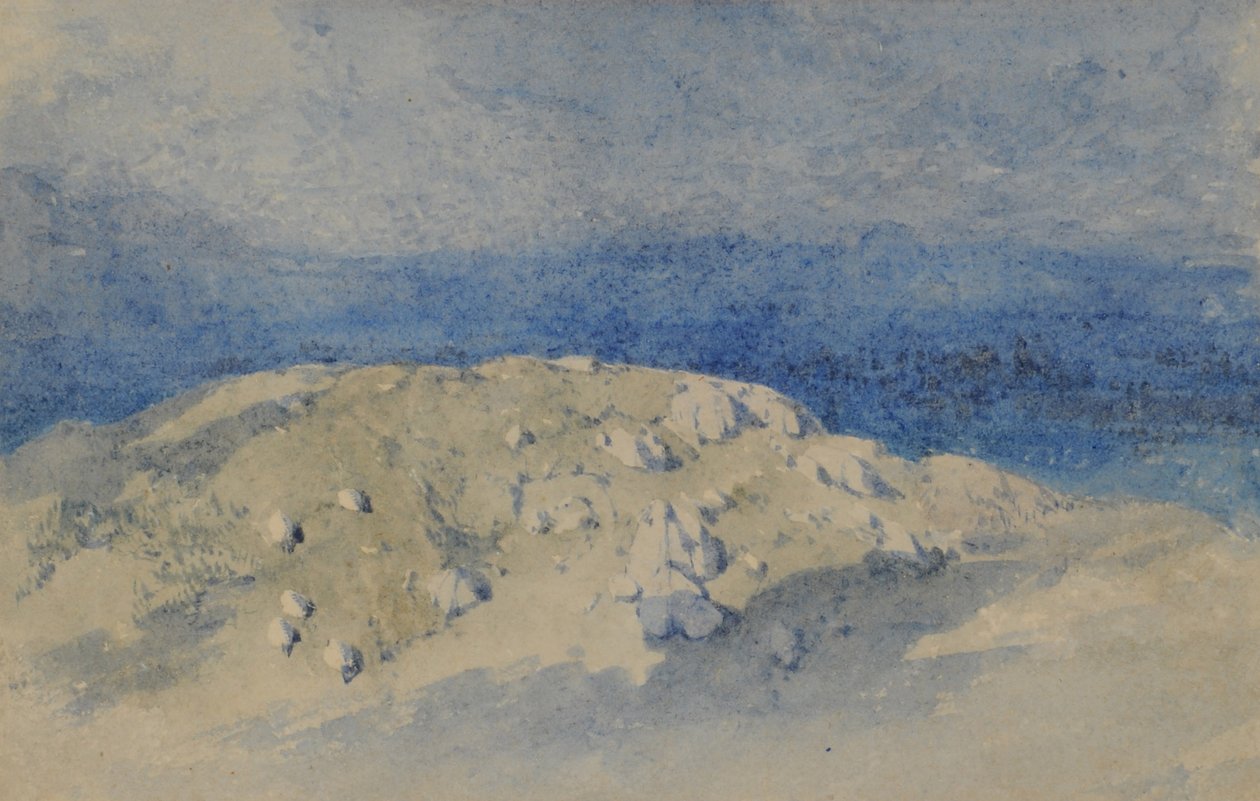 Hill Top, 1840-58 (wc på papper) av William James Blacklock