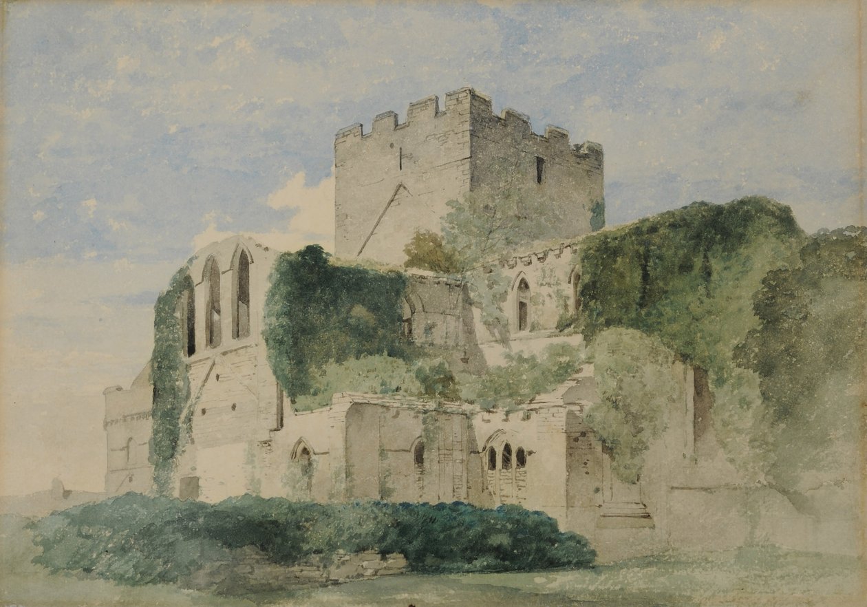 Lanercost Priory, 1850-58 (wc på papper) av William James Blacklock