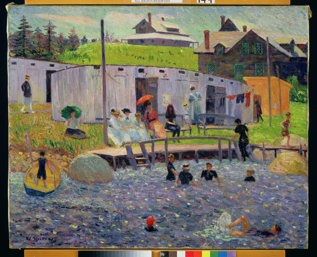 Chester badtimme av William James Glackens