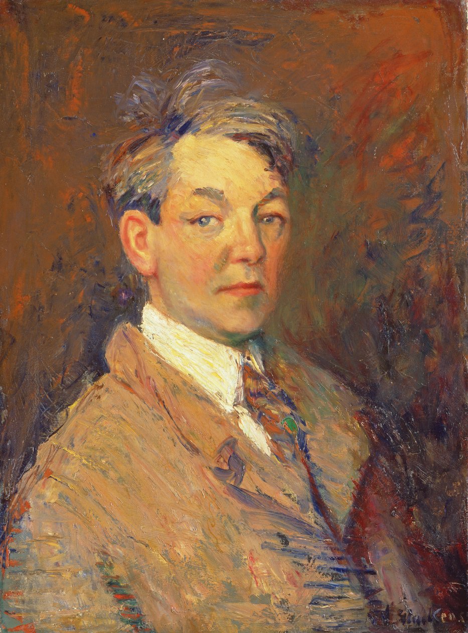 Porträtt av konstnären av William James Glackens