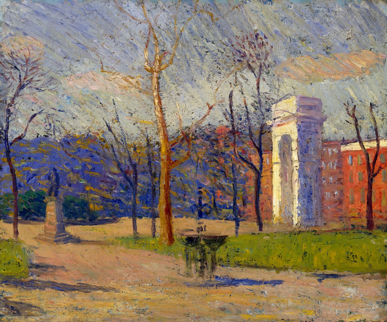 Washington Square av William James Glackens
