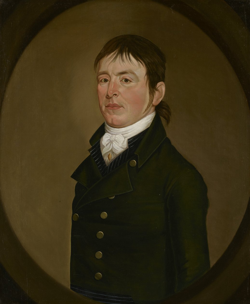 Portrait of Moses Kimball, Jr. (b. 1778) av William Jennys