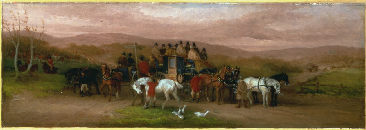 Vid korsningen, 1884 av William Joseph Shayer