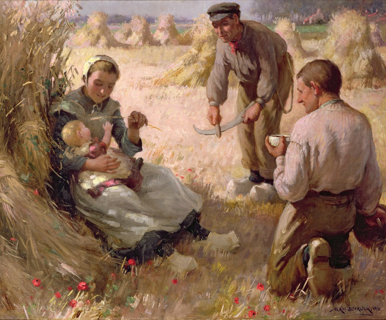 En fången publik, 1911 av William Kay Blacklock