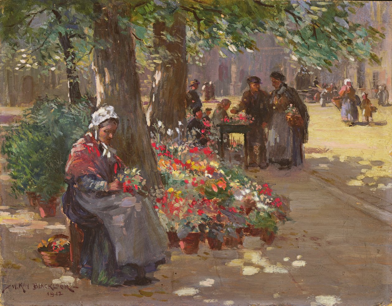 Blomsterförsäljaren, 1912 av William Kay Blacklock
