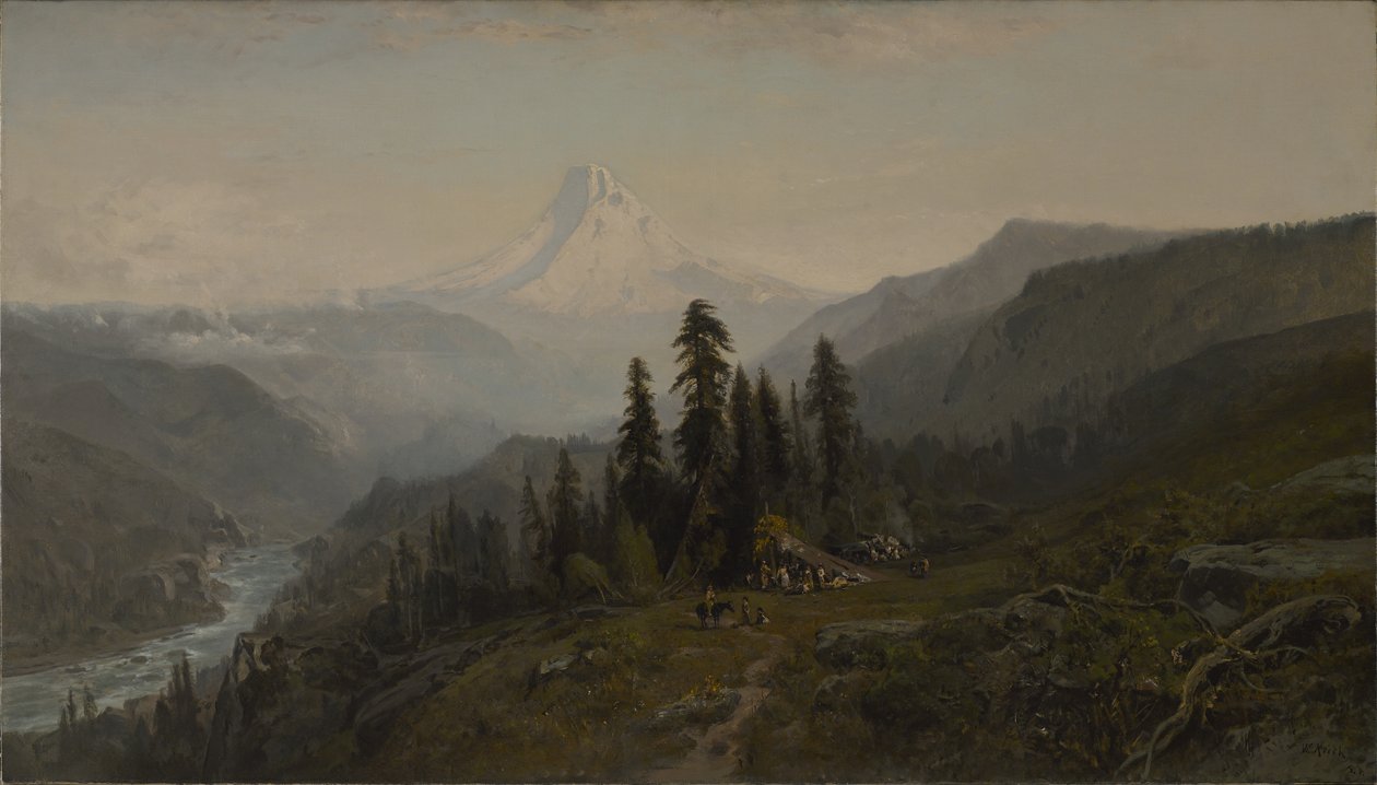 Mt Hood, Oregon av William Keith