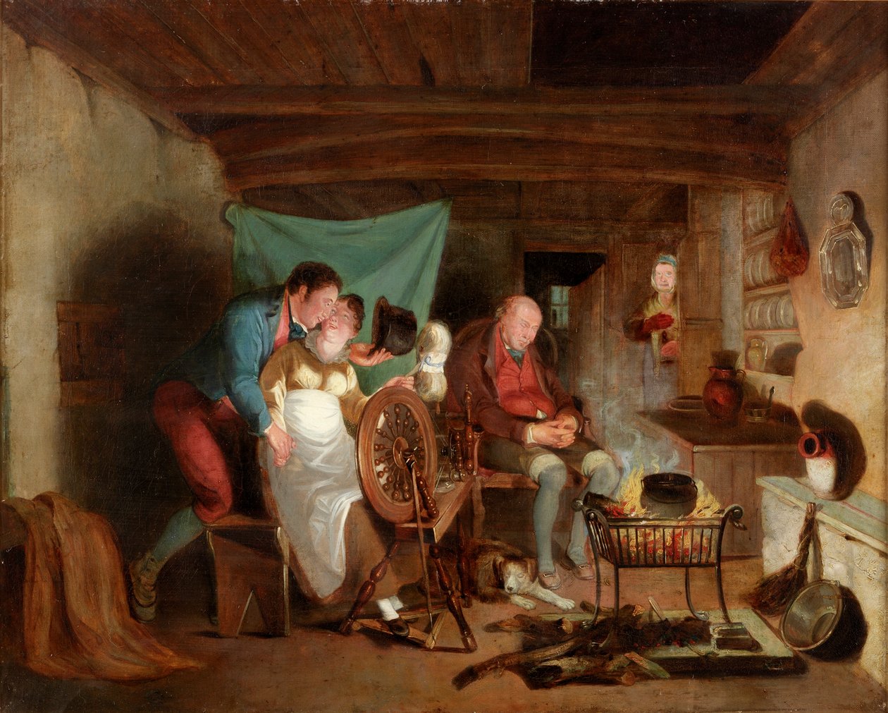 The Stolen Kiss av William Kidd