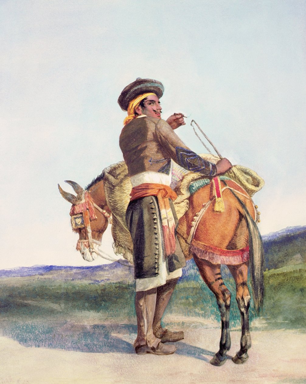 Vattenbärare i Sevilla, 1800-talet av William Knight Keeling