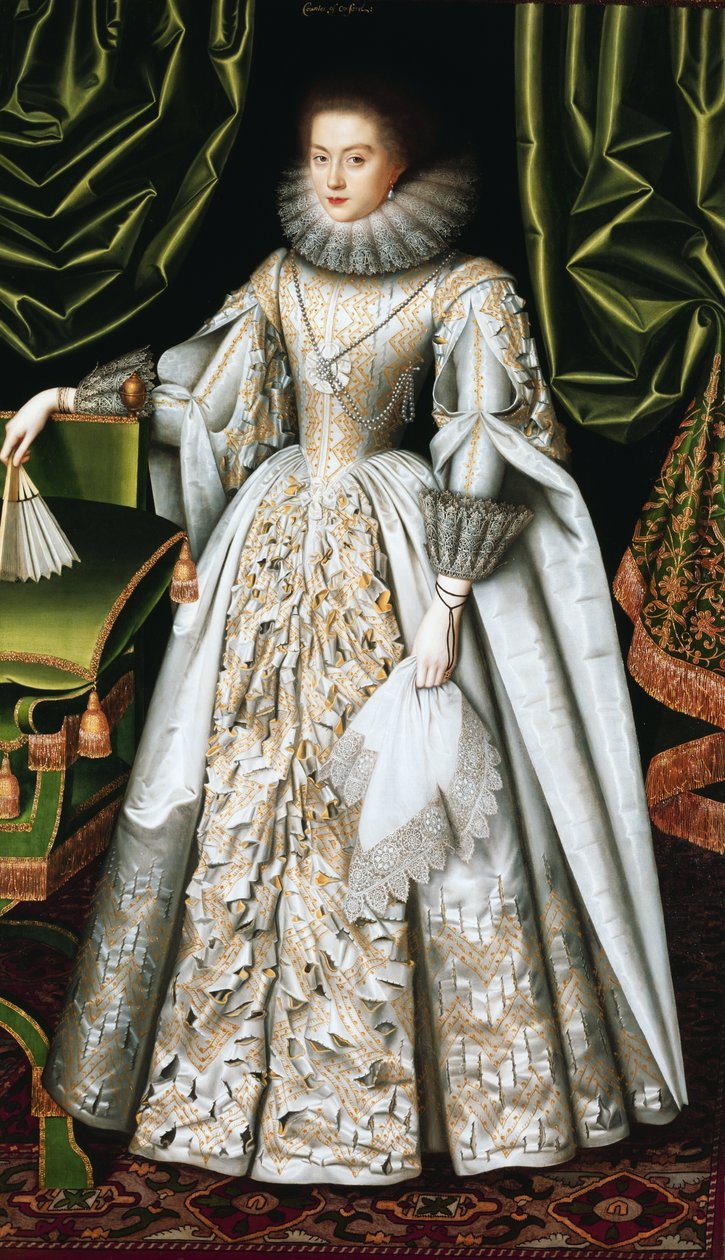 Porträtt av Diana Cecil av William Larkin