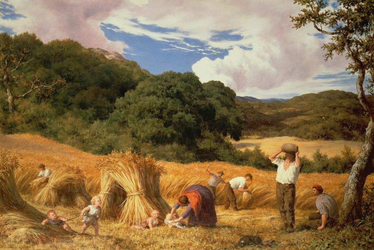 Cornfield i Surrey, 1860 av William Linnell
