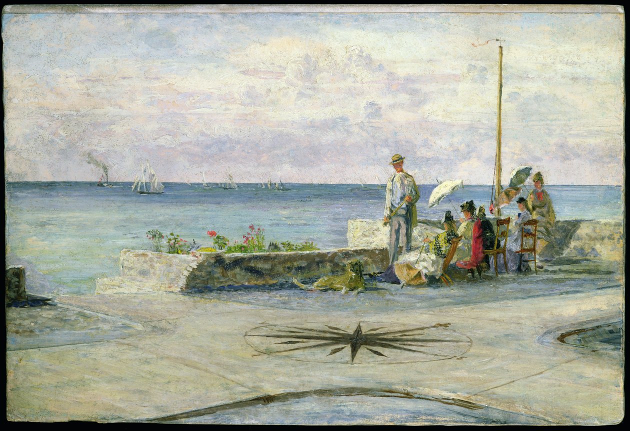 Boulogne vid havet av William Lionel Wyllie