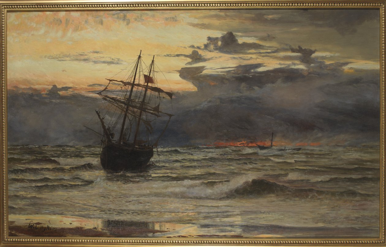 Gryning efter stormen av William Lionel Wyllie