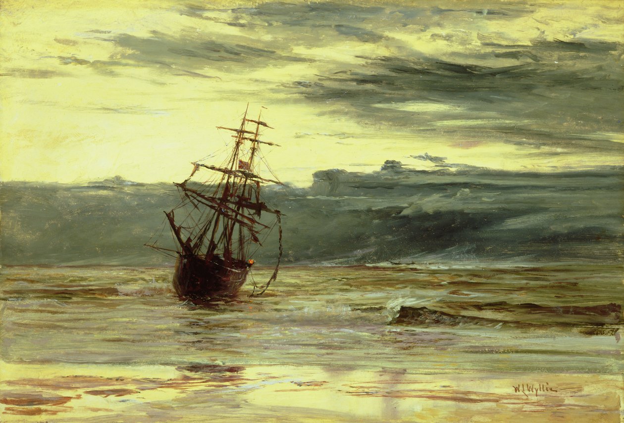 Gryning efter en storm av William Lionel Wyllie