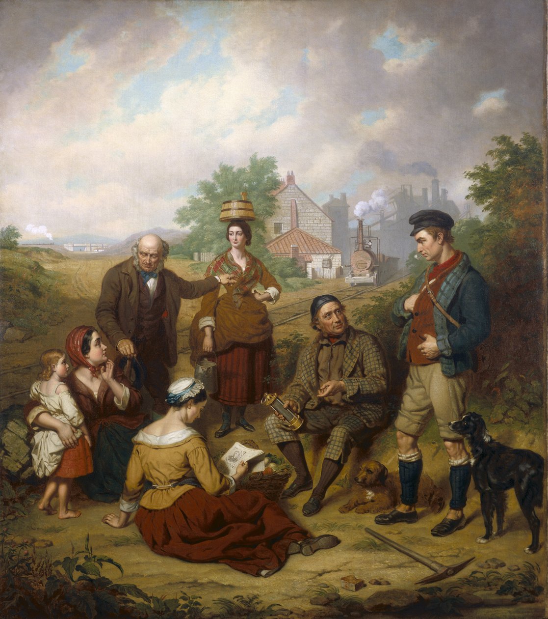 Lokomotivets födelseplats, 1861 av William Lucas