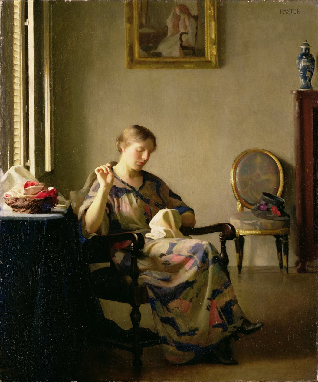 Kvinnasömnad, c.1913 av William McGregor Paxton