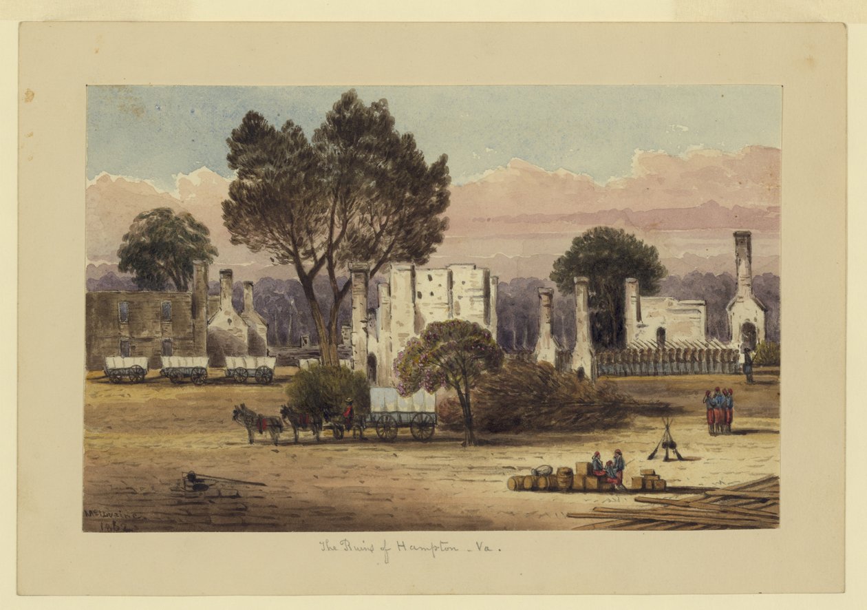 The ruins of Hampton av William McIlvaine