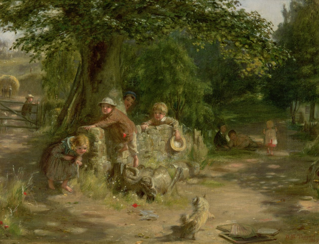 Lekkamrater, 1867 av William McTaggart