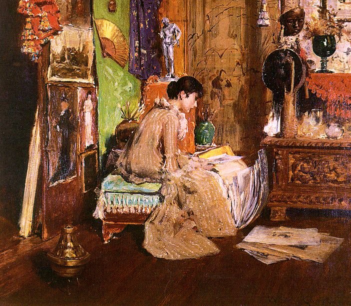  In the Studio Cornern  av William Merritt Chase