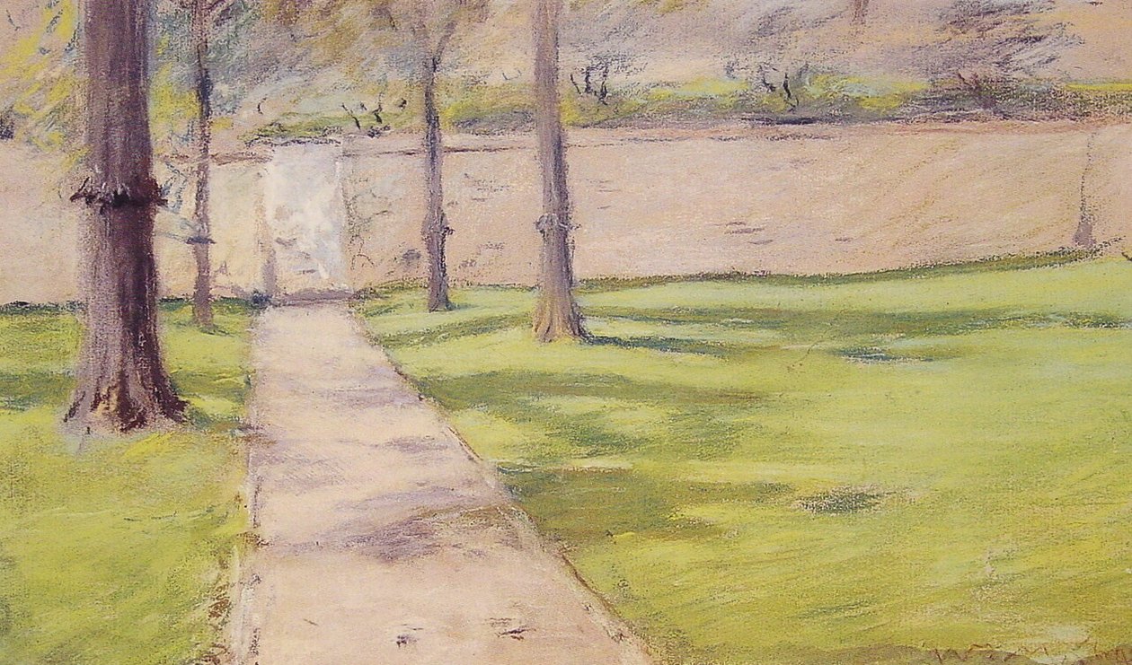  The Garden Walln av William Merritt Chase