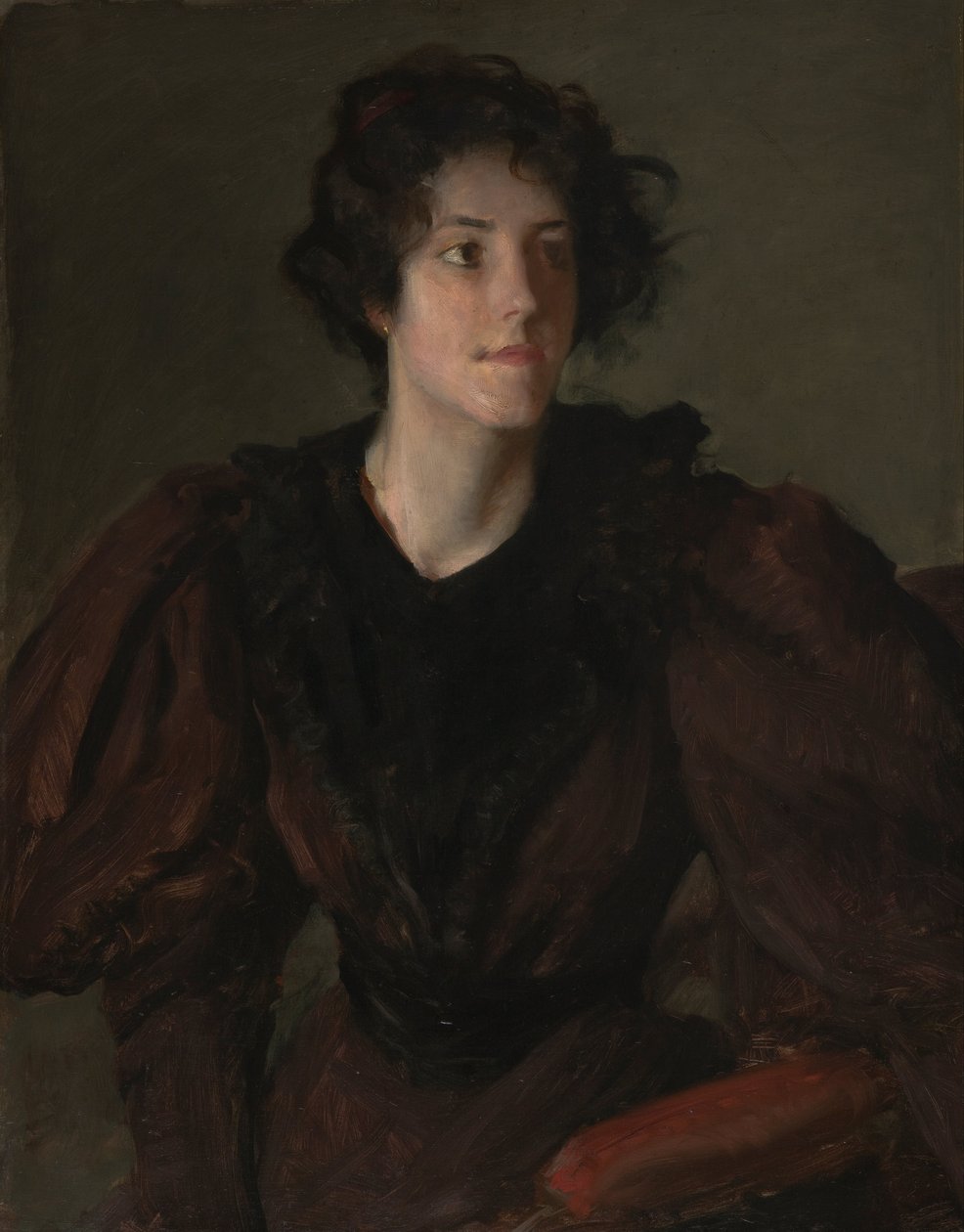 Studie av en ung kvinna av William Merritt Chase