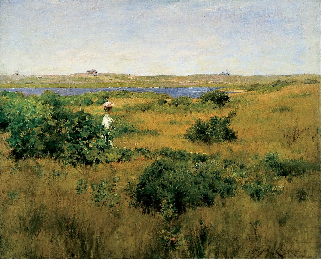 Sommar på Shinnecock Hills av William Merritt Chase