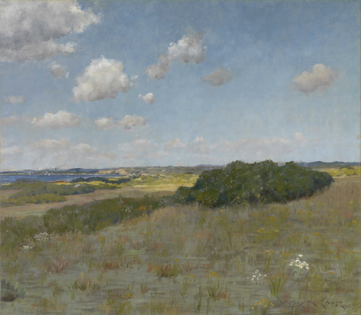 Solljus och skugga, Shinnecock Hills av William Merritt Chase