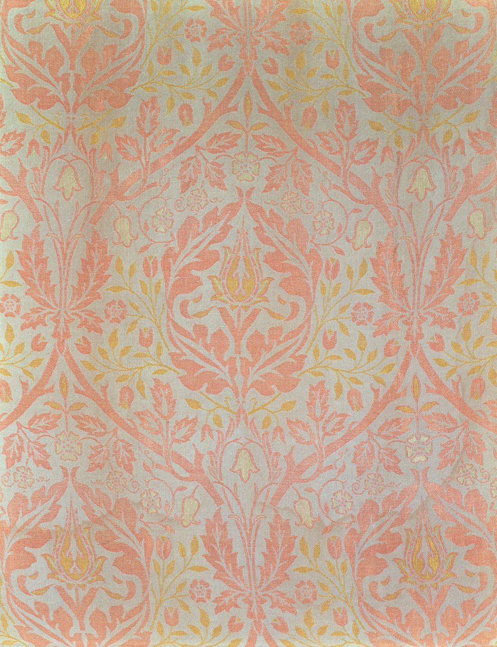 Golden Bough, designad 1888, tillverkad 1888-1917 (vävt siden och linne) av William Morris