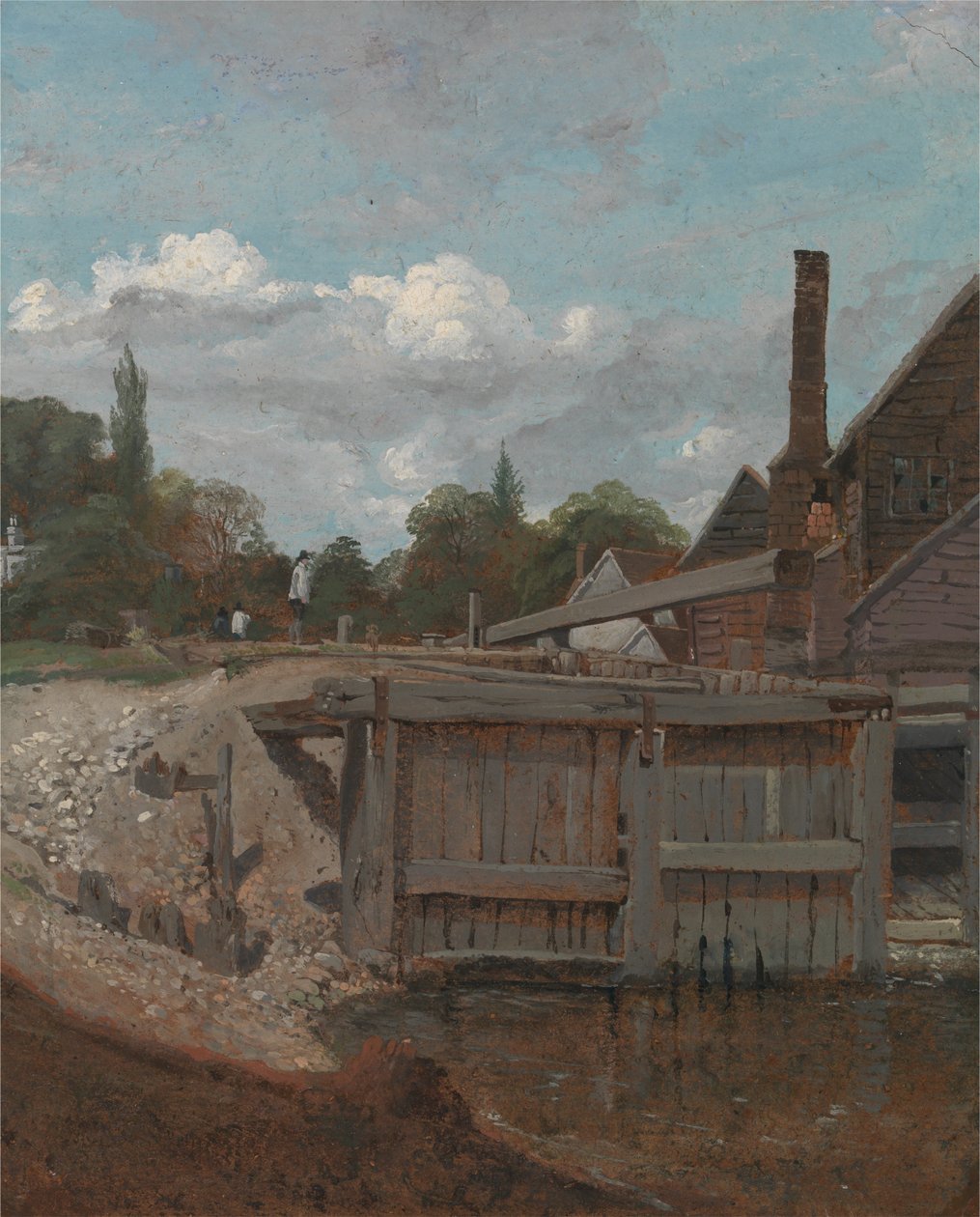 Lock gate av William Mulready