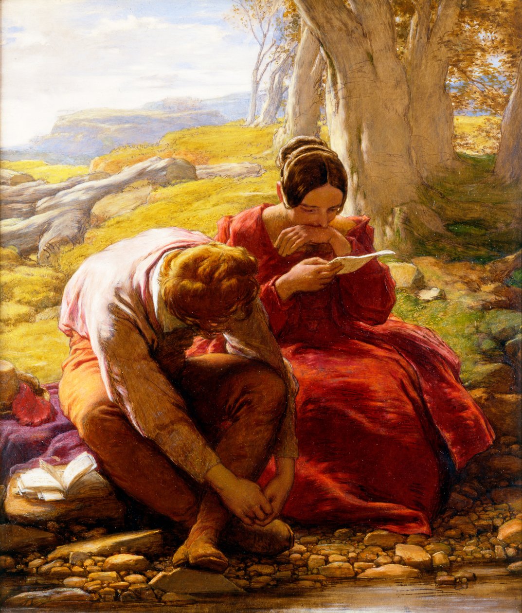 Sonetten, ca 1839 av William Mulready