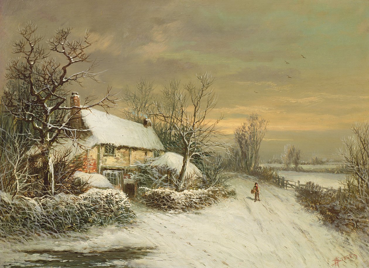 Et sommerhus om vinteren, 1800-tallets swed av William Oliver Stone