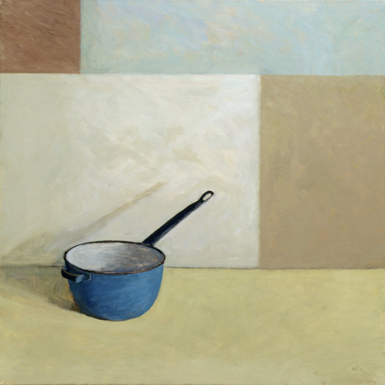 Blå kastrull av William Packer