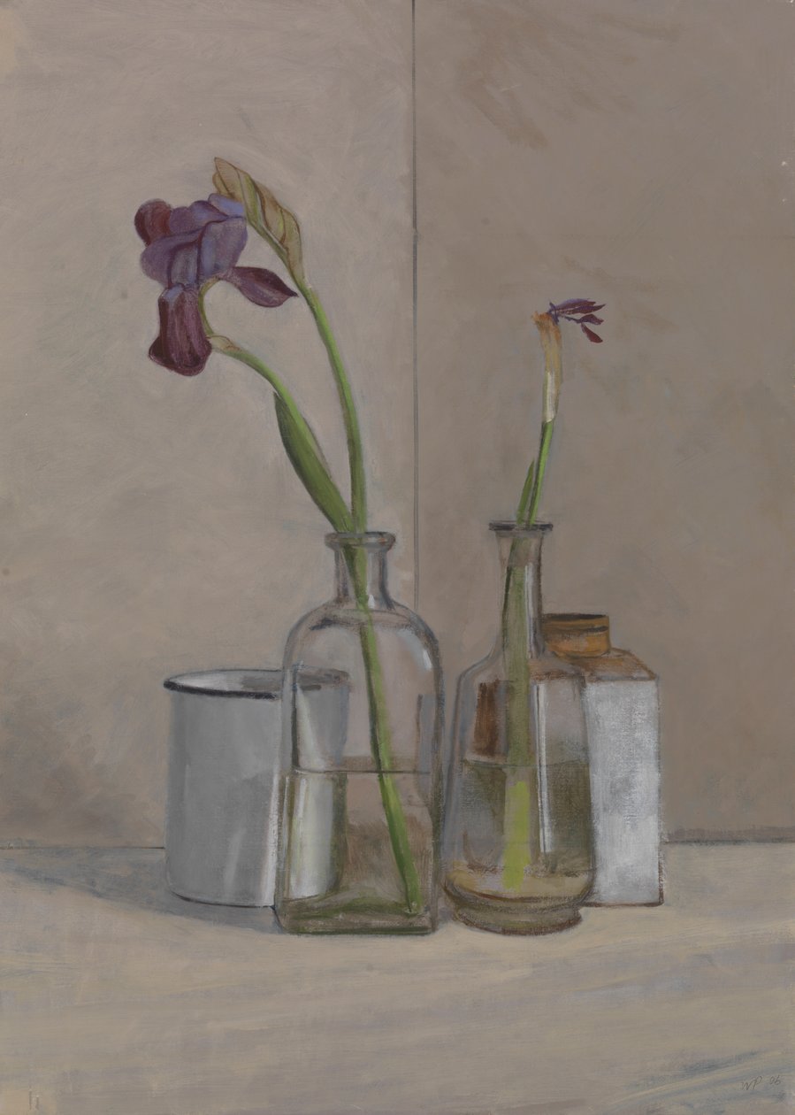 Irises White Cans, 2006 av William Packer