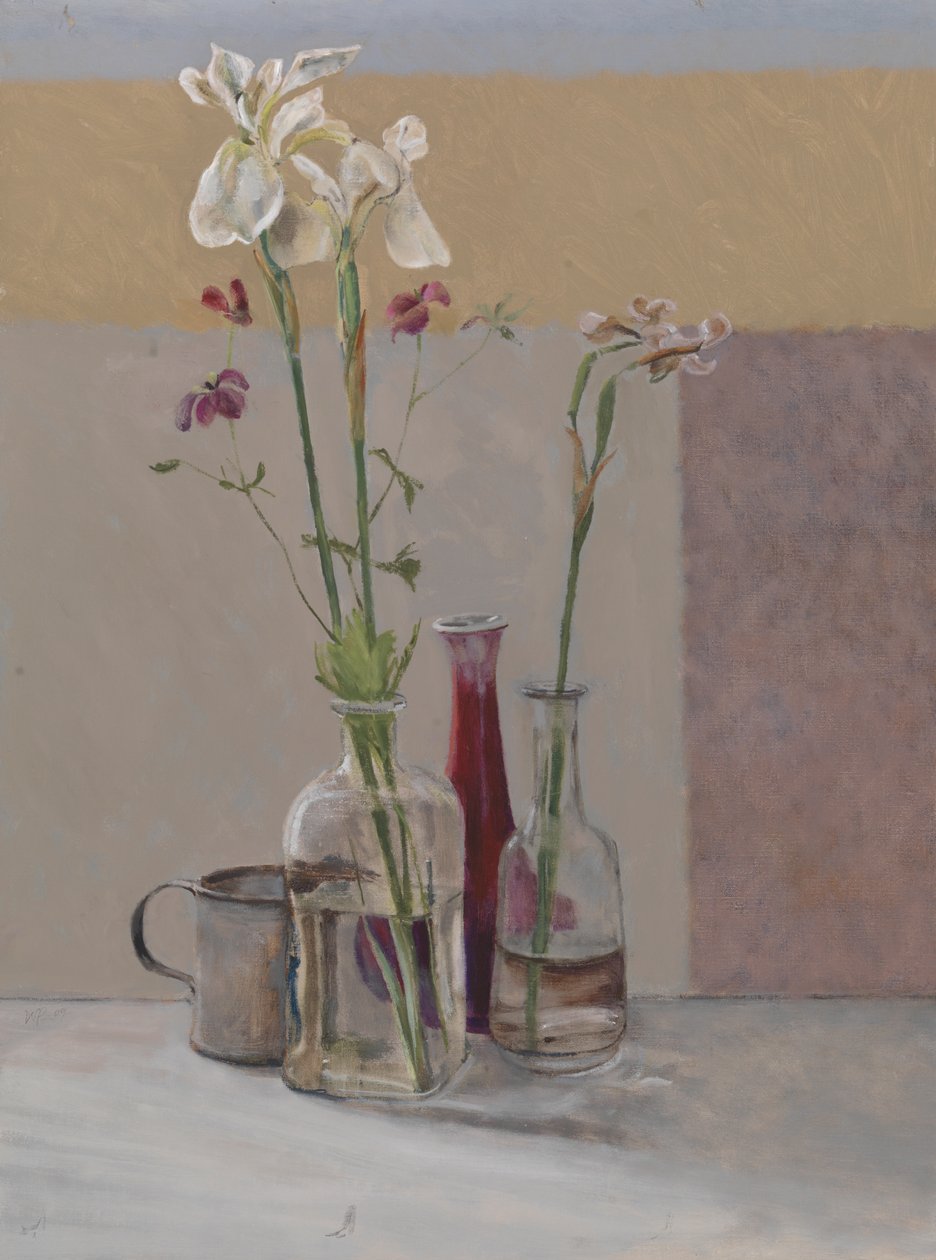Höga vita iris, 2009 av William Packer