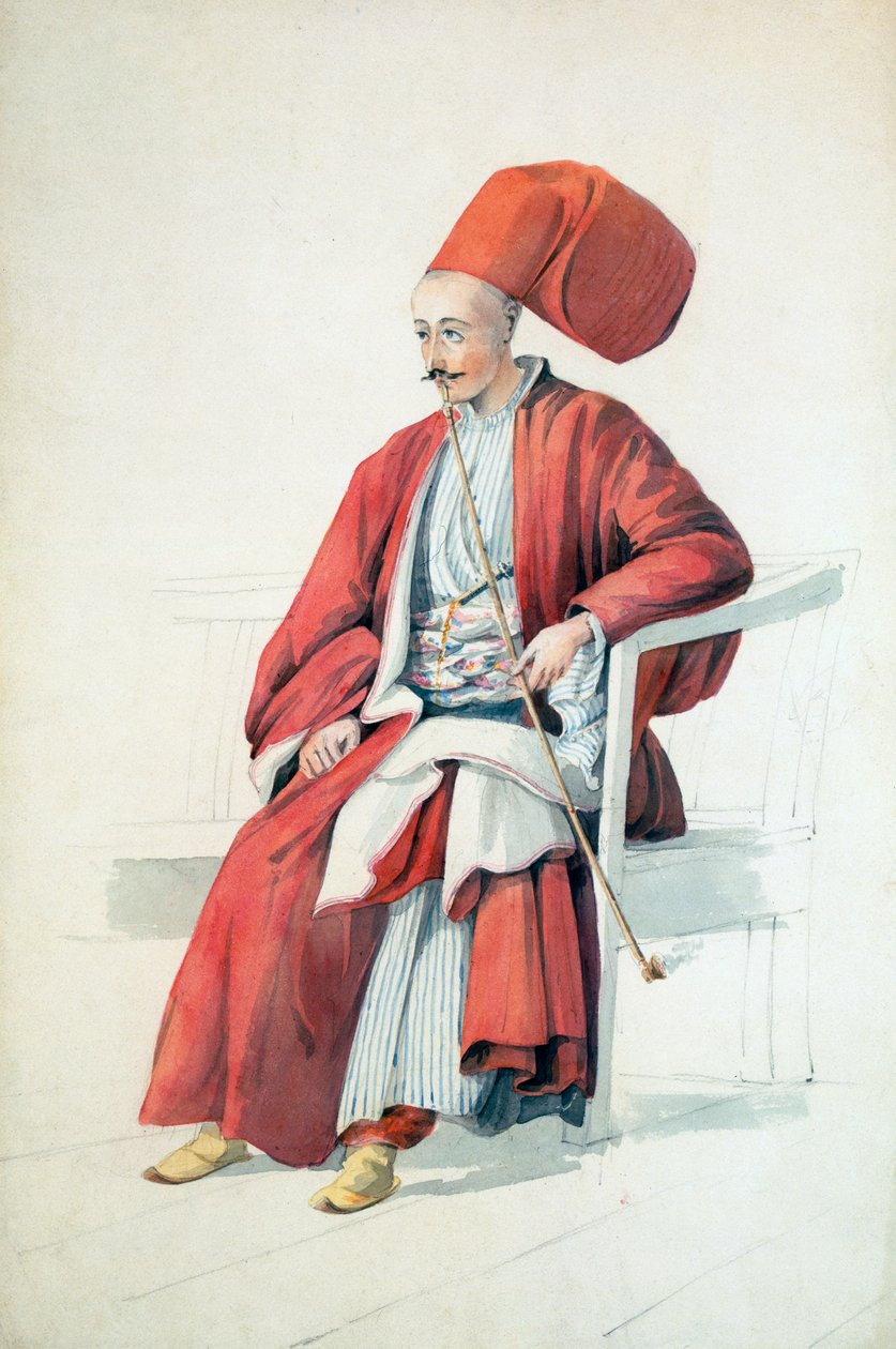 En domstolstjänsteman eller tjänare till sultanen, c.1810 av William Page