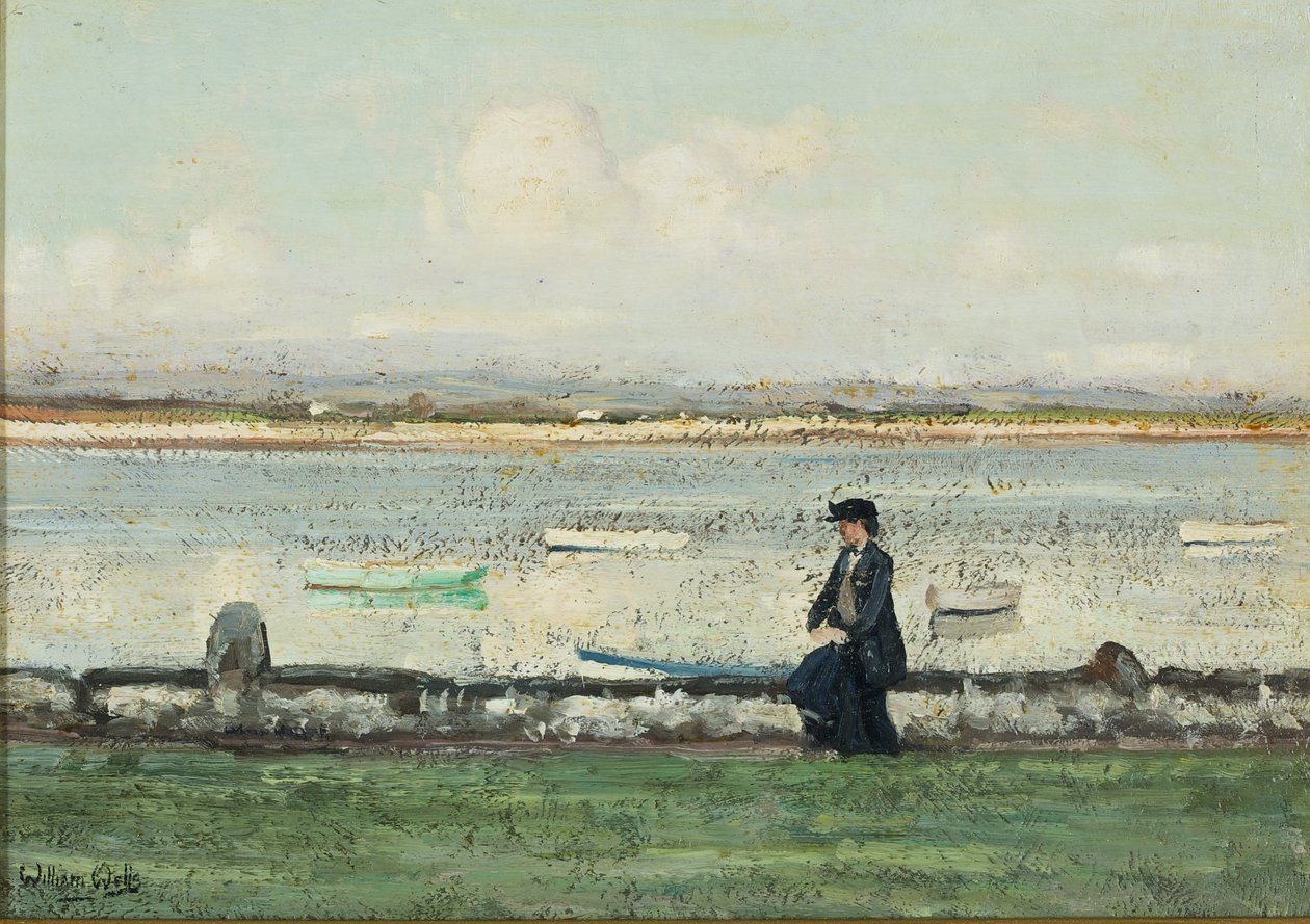 The Lune vid Sunderland Point av William Page Atkinson Wells