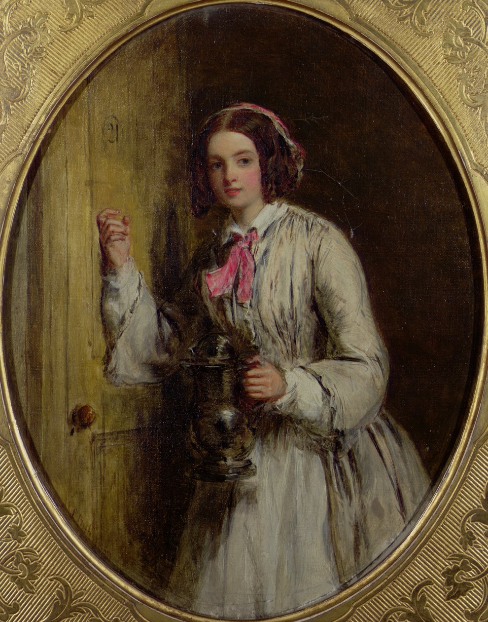 En piga med en flagga, 1858 av William Powell Frith
