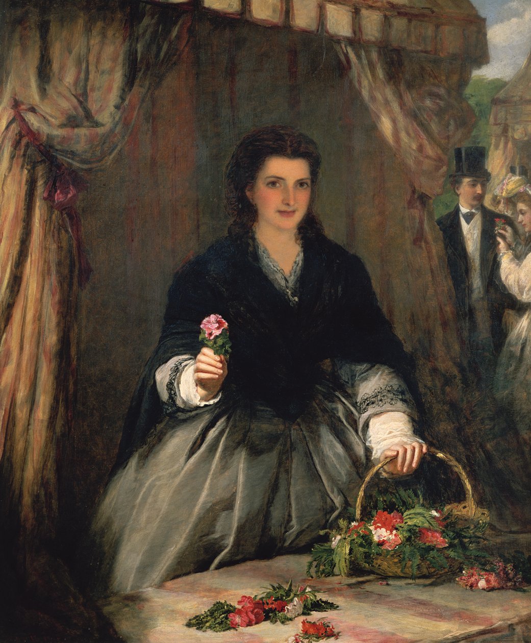 Blomsterförsäljaren, 1865 av William Powell Frith