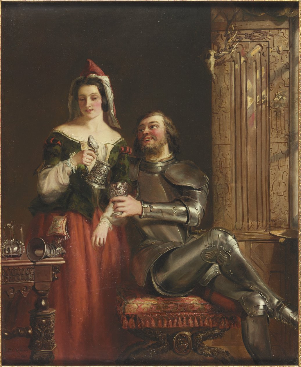 Riddaren och jungfrun av William Powell Frith