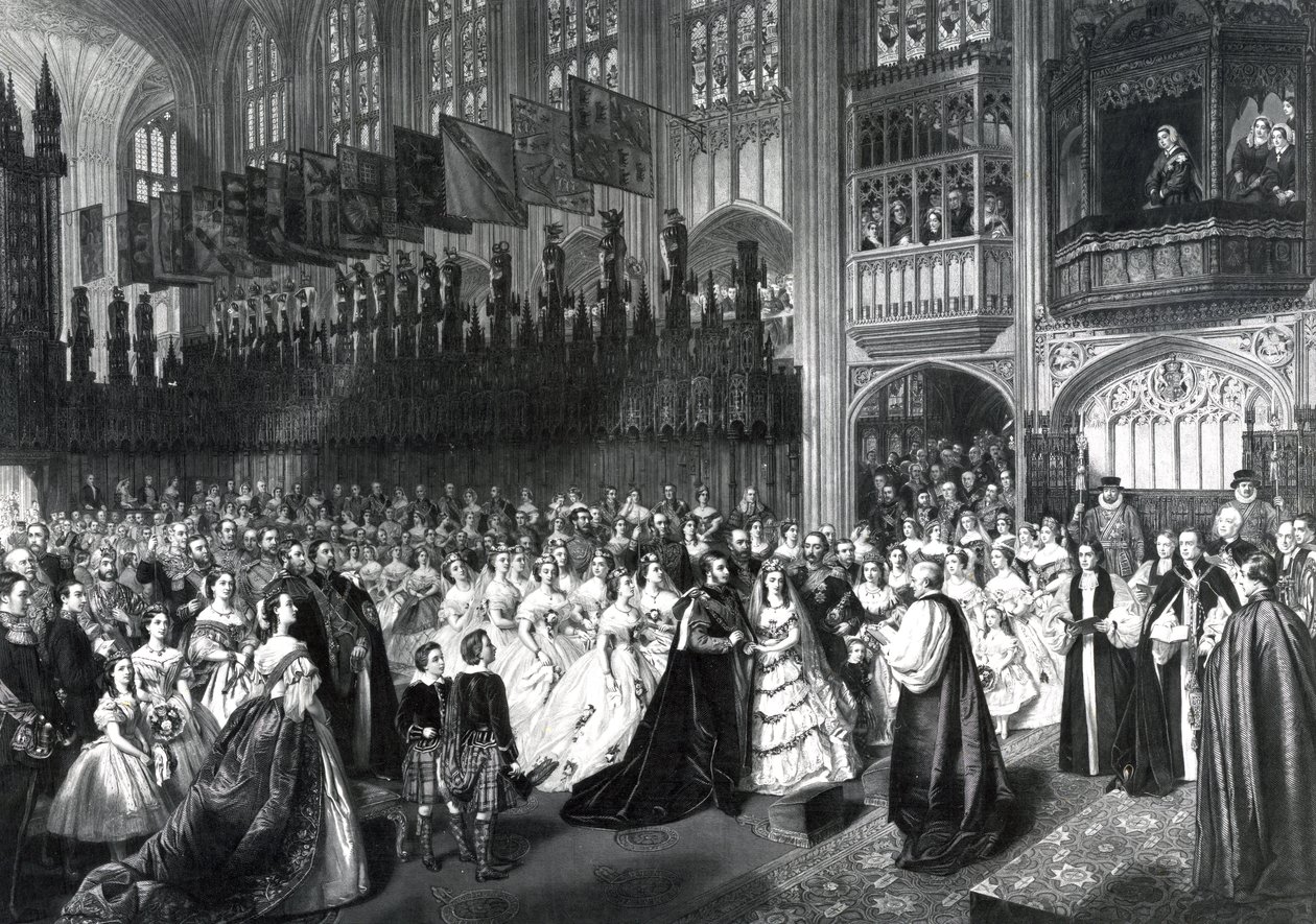 Prinsen av Wales bröllop den 10 mars 1863 av William Powell Frith