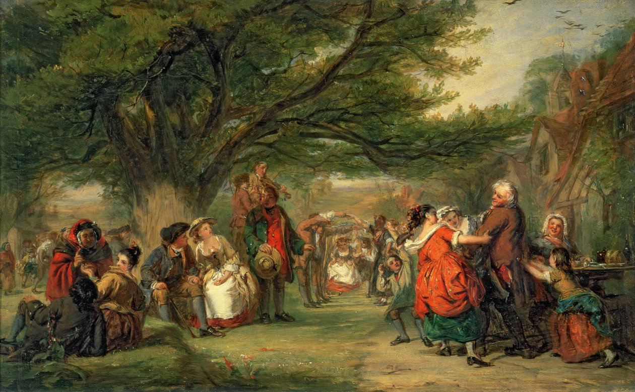 Village Merrymaking av William Powell Frith