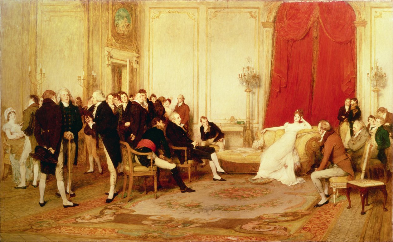 Salongen av Madame de Recamier av William Quiller Orchardson