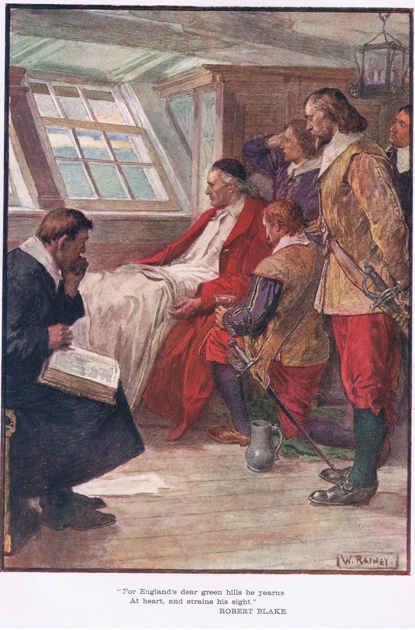 Han längtar efter Englands kära gröna kullar av William Rainey